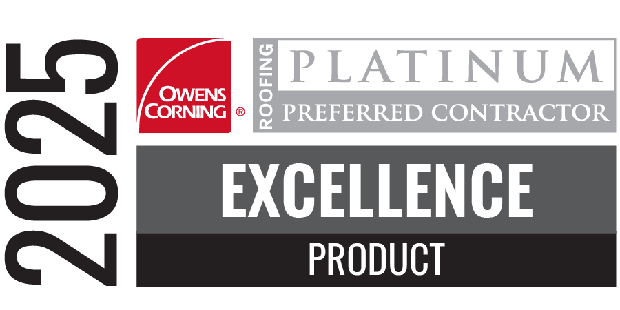 Owens Corning Platinum Preferred Contractor with Excellent Service