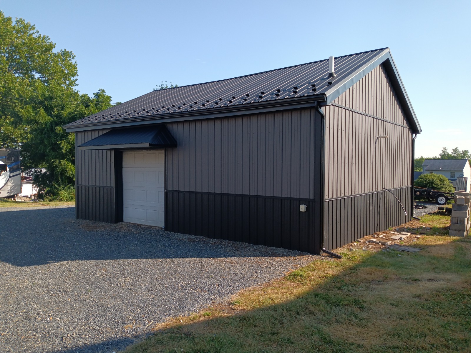 Metal roof and siding